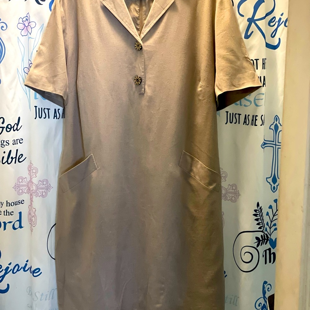 Evan Picone Pocketed Tunic Dress